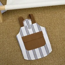 PETSIN Quần áo cho chó, quần áo cho mèo, váy cho thú cưng, bộ sưu tập xuân/hè mới, váy cho cún con, váy công chúa đa năng, họa tiết kẻ sọc, quần áo cho động vật nhỏ, kem chống nắng mát mẻ - Nhiều màu - Xem 17