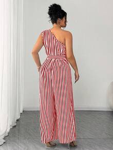 Plus Size Jumpsuits - Rojo - View 2