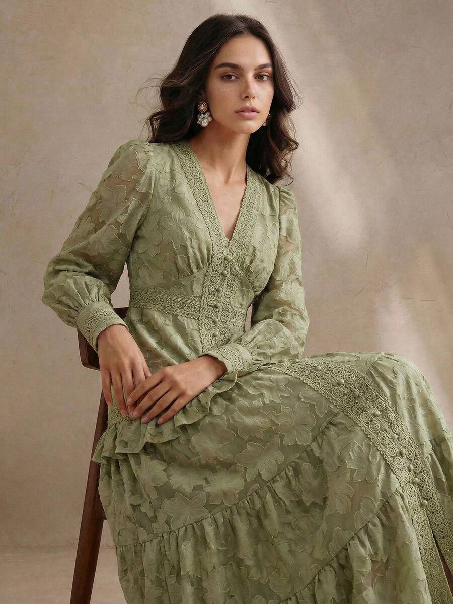 Anewsta Vestido de luxo feminino para o Ano Novo e Natal, elegante ...