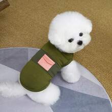 PETSIN 宠物春季新款狗狗服装 动物用品 宠物服装 狗狗背心 猫咪T恤 泰迪熊套装 小型动物服装 休闲酷炫背心 狗狗服装 猫咪服装 春夏两季新款背心 - 彩色 - 查看 15