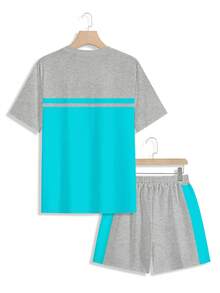 Manfinity Homme Men T-Shirt Co-Ords - Multicolor - View 4