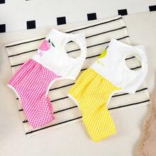 PETSIN Quần áo cho thú cưng, quần áo cho chó, quần áo cho mèo, quần yếm thường ngày, quần yếm mới cho động vật nhỏ mùa xuân và mùa hè, bộ áo liền quần có khóa kéo, đồ dùng cho thú cưng, quần yếm thường ngày - Nhiều màu - Xem 9