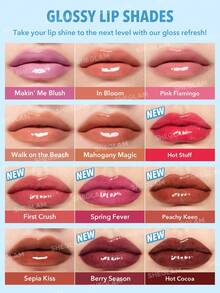 SHEGLAM Pout-Perfect Shine 豐唇膏-Walk On The Beach 保濕豐唇固體唇彩不粘滋養豐唇精華椰子油唇膏唇部化妝品促銷棕色豐唇膏 品牌 美容 化妝 化妝品 適合女性與女孩 完美搭配夏季春季 Y2K 時尚 流行 生日 母親節禮物 假期 派對準備就緒 最佳顏色 - Walk on the Beach - 查看 6