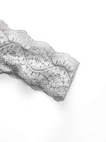 Ocili Bragas casuales y cómodas de encaje para mujer - Gris Claro - Ver 11