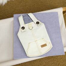 PETSIN Quần áo cho chó, quần áo cho mèo, váy cho thú cưng, bộ sưu tập xuân/hè mới, váy cho cún con, váy công chúa đa năng, họa tiết kẻ sọc, quần áo cho động vật nhỏ, kem chống nắng mát mẻ - Nhiều màu - Xem 15