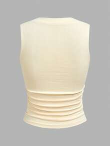 Comfortcana Bộ 3 áo hai dây nữ kiểu dáng thường ngày, đa năng, viền ren, chất liệu 95% cotton, ôm sát eo, không tay, thích hợp cho mùa xuân và mùa hè. - Nhiều màu - Xem 5