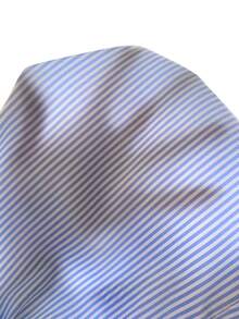 SHEIN 女童蝴蝶结荷叶边领口及下摆连衣裙 - 藍白色 - 查看 9