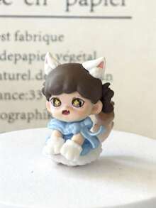 POKOJA LAND Série Irmã Caixa Cega de Boneca DIY de Segunda Criação com Grãos Fofos, Decorações Sazonais, Esculturas Interessantes, Bonecas de Arte, Colecionáveis de Mão, Pequenas Estátuas, Fãs de Animação, Amantes da Primavera ao Verão - Multicolorido - Visão 10