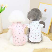 PETSIN 宠物春季新款狗狗服装 动物用品 宠物服装 狗狗背心 猫咪T恤 泰迪熊套装 小型动物服装 休闲酷炫背心 狗狗服装 猫咪服装 春夏两季新款背心 - 彩色 - 查看 13