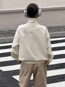 Muchica 米色梭织女式轻薄外套 - 米色 - 查看 2