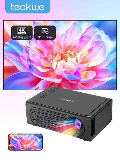 Teckwe 家用投影仪，适合送礼和家庭娱乐