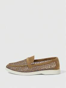 Sleekvia Spring And Summer 2026 New Non-Slip Comfortable Loafer Slip-On Casual Versatile Flat Single Women's Shoes - Brown - View 3