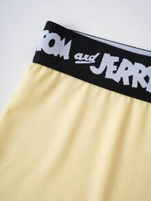 TOM & JERRY X SHEIN Women Cute & Comfortable Cartoon Print Boyshorts - Pink - View 5