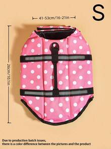 BONAPET 夏季宠物高浮力可调节救生衣，猫狗泳装 - 淺粉色 - 查看 8