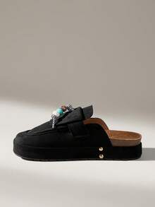 Solecia Scarpe casual e versatili da donna con design a fibbia - nero - Visualizzare 6