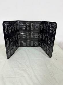 1/2 件装可折叠防溅罩，仙人掌叶图案，耐高温材质，易于清洁，可灵活折叠收纳，适用于炉灶煎炸油溅，是家庭主妇、烹饪爱好者的必备厨房用品，厨房配件，炉灶保护，厨房家具，家用厨房 - 彩色 - 查看 4