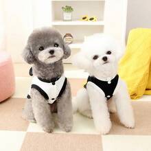 PETSIN Quần áo thú cưng mùa xuân mới, đồ dùng cho thú cưng, quần áo cho thú cưng, áo ba lỗ cho chó, áo thun cho mèo, trang phục cho gấu bông, trang phục cho động vật nhỏ, áo ba lỗ thường ngày mát mẻ, quần áo cho chó, quần áo cho mèo, áo ba lỗ hai mùa xuân hè mới. - Nhiều màu - Xem 7