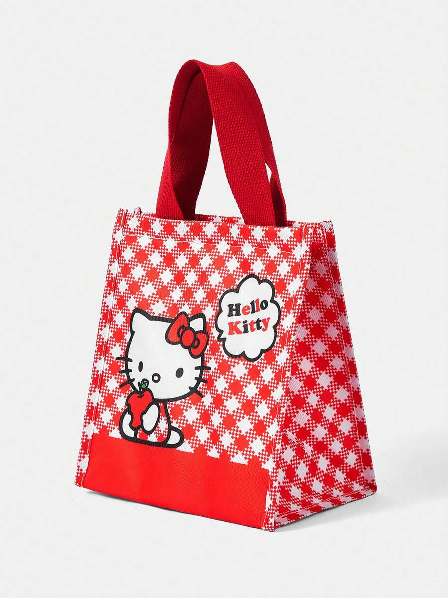HELLO KITTY AND FRIENDS | SHEIN 卡通图案时尚保温午餐包，多功能包，保冷包 - 卡通 - 查看 1