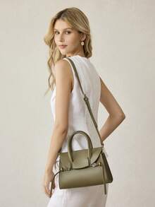 MOTF PREMIUM TÚI XÁCH NỮ - Màu xanh Ô liu - Xem 9