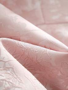 EMERY ROSE Đầm kiểu Pháp thanh lịch cổ vuông, dây mảnh, màu hồng, chất liệu jacquard, thích hợp cho kỳ nghỉ hè ở vùng quê, làm từ vải chiffon. - Hồng - Xem 4