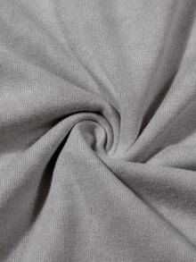 ROMWE MEN Street Life Chaleco sin mangas de cuello redondo con estampado gótico para hombres - Gris - Ver 5