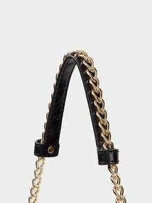 SHECARRY Women's Handbag, Exquisite And Minimalist Commuter Shoulder Bag - Black - View 6