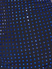 MUSERA Sequin Strappy Backless Unitard Sexy Summer Spring Rave Festival Holiday Vacation Party Going Out Tripp - Black - View 6