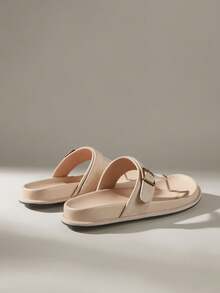 Solecia Ladies Commuter Fashion Versatile Daily Travel Casual Sandals Summer Shoes - Off-white - View 5