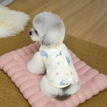 宠物春季新款狗狗服装 动物用品 宠物服装 狗狗背心 猫咪T恤 泰迪熊套装 小型动物服装 休闲酷炫背心 狗狗服装 猫咪服装 春夏两季新款背心 - 彩色 - 查看 14