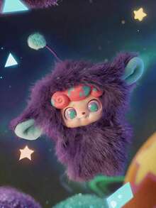 POKOJA LAND Qbao Wave Club 迷你钥匙扣系列盲盒，室内外装饰，可用于家居、办公室、派对等场合，无需用电，是动漫迷和收藏家的完美礼物，家居装饰，办公装饰，设计有趣，手工细节，高品质做工，饰品，热门购物之选，非毛绒填充。 - 彩色 - 查看 6