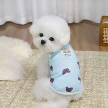 PETSIN Quần áo thú cưng mùa xuân mới, đồ dùng cho thú cưng, quần áo cho thú cưng, áo ba lỗ cho chó, áo thun cho mèo, trang phục cho gấu bông, trang phục cho động vật nhỏ, áo ba lỗ thường ngày mát mẻ, quần áo cho chó, quần áo cho mèo, áo ba lỗ hai mùa xuân hè mới. - Nhiều màu - Xem 33