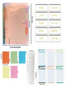 A6激光活页笔记本+现金预算活页账簿 返校季 - 多色 - 查看 3