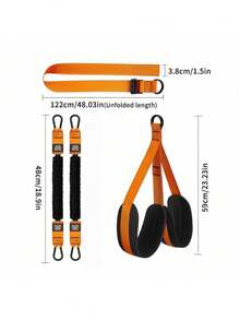 Pull Up Assist Bands, Adjustable High Strength Resistance Bands, Set Of 3 Pull Up Bands With Comfortable Fabric Foot & Knee Support, Ideal For Pull Up Assistance, Home Workout, Body Stretching & Pull Up Training - Multicolor - View 2