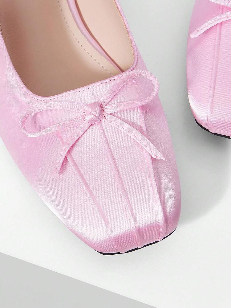 MARY JANE FLATS WITH SQUARE TOE AND RHINESTONE DETAIL FOR CHRISTMAS