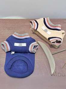 PETSIN 一件式宠物背心，保暖、防风、防寒，亲肤舒适，适合小型和中型犬猫日常室内休息、小憩、户外短途散步、冬季节日聚会等场合穿着，舒适的宠物冬季服装。 - 彩色 - 查看 11