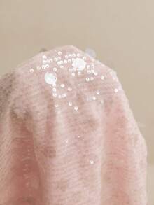 Poéselle Women's Fashionable Sexy Party Sequin Mini Dress,Pink Sequin Halter Neck Mini Dress For Women Sleeveless Short Party Wear With Daring Keyhole Design,Going Out Dresses For Women,Women's Party Dresses,Rehearsal Dinner Dress Guest,Bridal Shower Dresses For The Bride,Elegant Sparkle Women's Halter Neck Mini Dress With Backless Design,Women's Sexy Backless Halter Sequin Mini Dress Pink Sleeveless Party Wear,Backless Summer Dress,Summer 2026 Outfits,Graduation Dress ,Wedding Party Dress ,Wedding Guest Dress - Pink - View 10