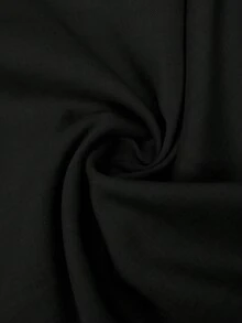 女士时尚优雅V领吊带连衣裙，腰部系带，褶皱设计，休闲通勤、约会、派对、晚宴皆宜，春夏款 - 黑色 - 查看 4