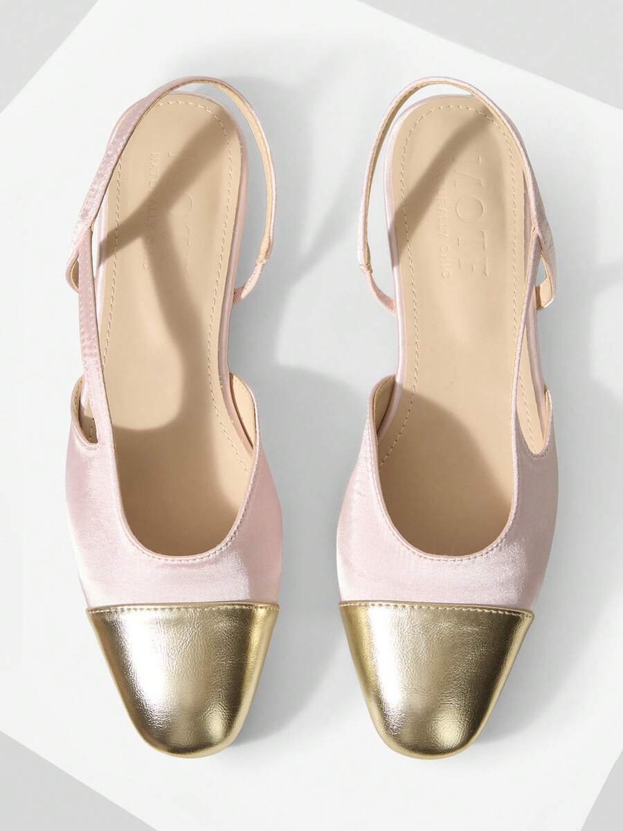 MOTF PREMIUM WOMEN'S COMFORTABLE SLINGBACKS FLAT SHOES FOR CHRISTMAS SPRING SHOES - powder - View 2