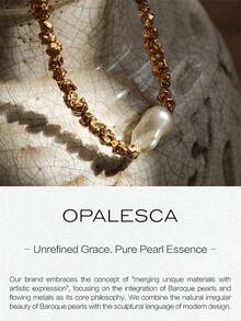 Opalesca 女士时尚戒指，高级/优雅/高贵/日常佩戴/简约，珍珠/水晶，夏季/海滩/舞会/派对/假日/度假，订婚/结婚/承诺，新娘，心形/花卉，仙女风/美人鱼风，18K镀金 - 銀色 - 查看 13