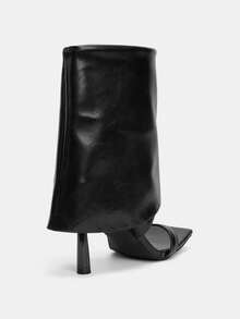 Sandalias de tacón alto elegantes con correa para mujer - Negro - Ver 5