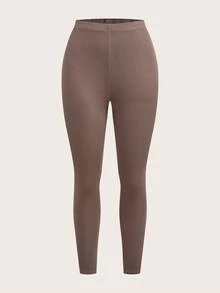 Tseoso 91%纯棉女士三条装多色基础百搭休闲针织弹力短款打底裤 - 优雅性感日常舒适运动服，可搭配裙装，春夏穿着，外出、居家、瑜伽、上学、室内活动皆宜，打造甜美少女、清纯少女以及复古造型。 - 彩色 - 查看 5