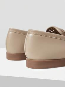 MOTF GIÀY BỆT ĐƠN GIẢN CHO NỮ - Màu be - Xem 7