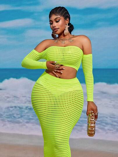 Maweii 2pcs/Set Plus Size Women Sexy Outfit Shorts Top And Mini Skirt