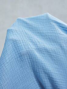 SoleilVie 女士时尚宽松抽绳灯笼裤 - 藍色 - 查看 6