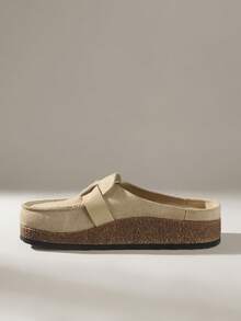 Solecia Ladies Fashion Flats Vacation Summer Spring Easter - Khaki - View 3