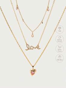 Glisma Women Pendant Necklaces - Yellow Gold - View 2