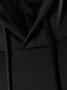 Manfinity Sport Corelite Bộ đồ thể thao nam in hình nhện, gồm áo hoodie và quần, có dây rút. - màu đen - Xem 6