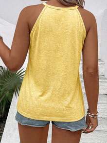 EMERY ROSE New Arrival Plus Size Women Fashion Printed Casual Versatile Tank Top - Multicolor - View 2