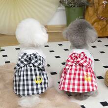 PETSIN Dog Clothing, Cat Clothing, Animal Skirts, Pet Spring/Summer New Collection, Puppy Dress, Princess Versatile Dress, Printed Stripes, Small Animal Clothing, Cool Sunscreen - Multicolor - View 11