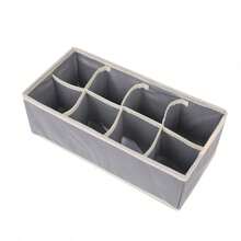 1个内衣收纳盒，家居收纳袋，袜子内衣整理盒，大容量便携式衣物分隔收纳盒，衬衫、裤子、T恤收纳，房间装饰 - 彩色 - 查看 8